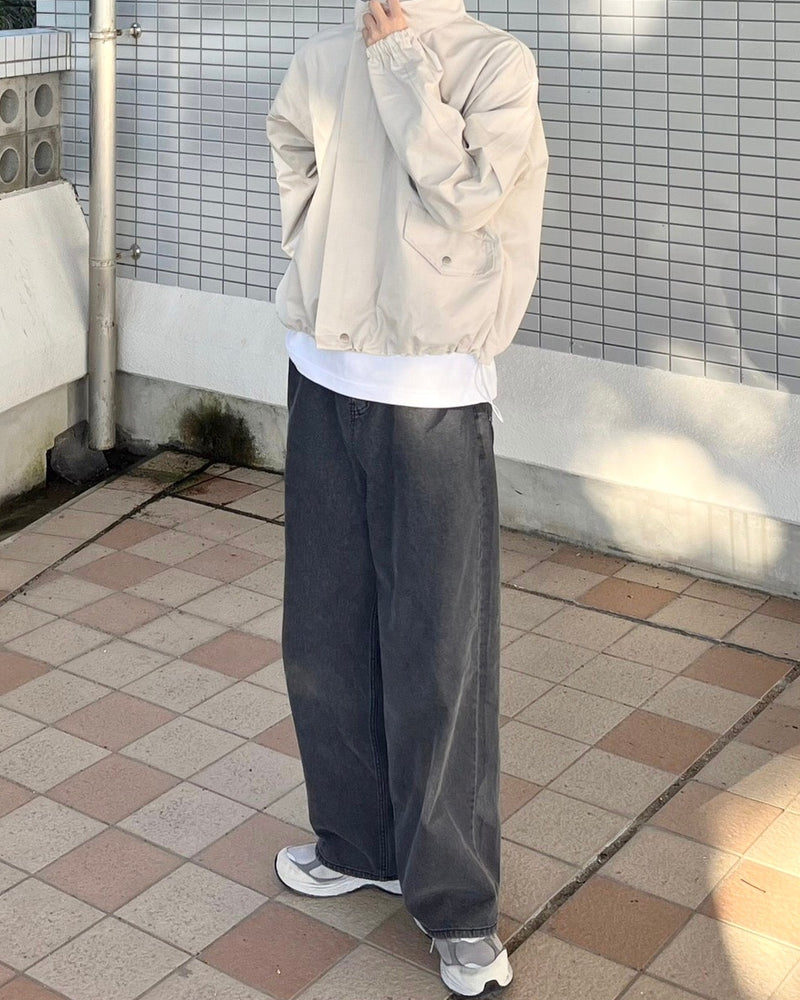 受注制【youll】cropped loose fit jacket