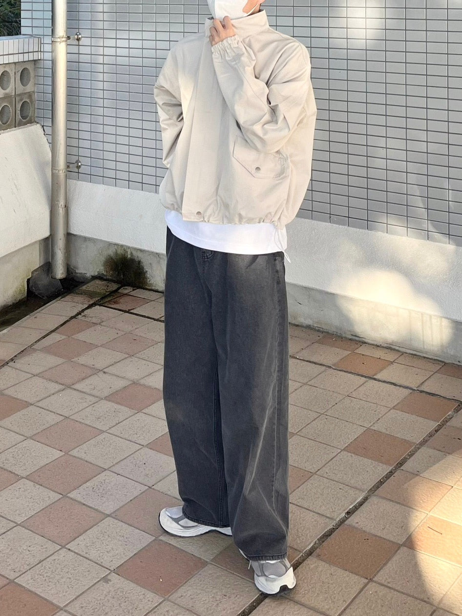 受注制【youll】cropped loose fit jacket