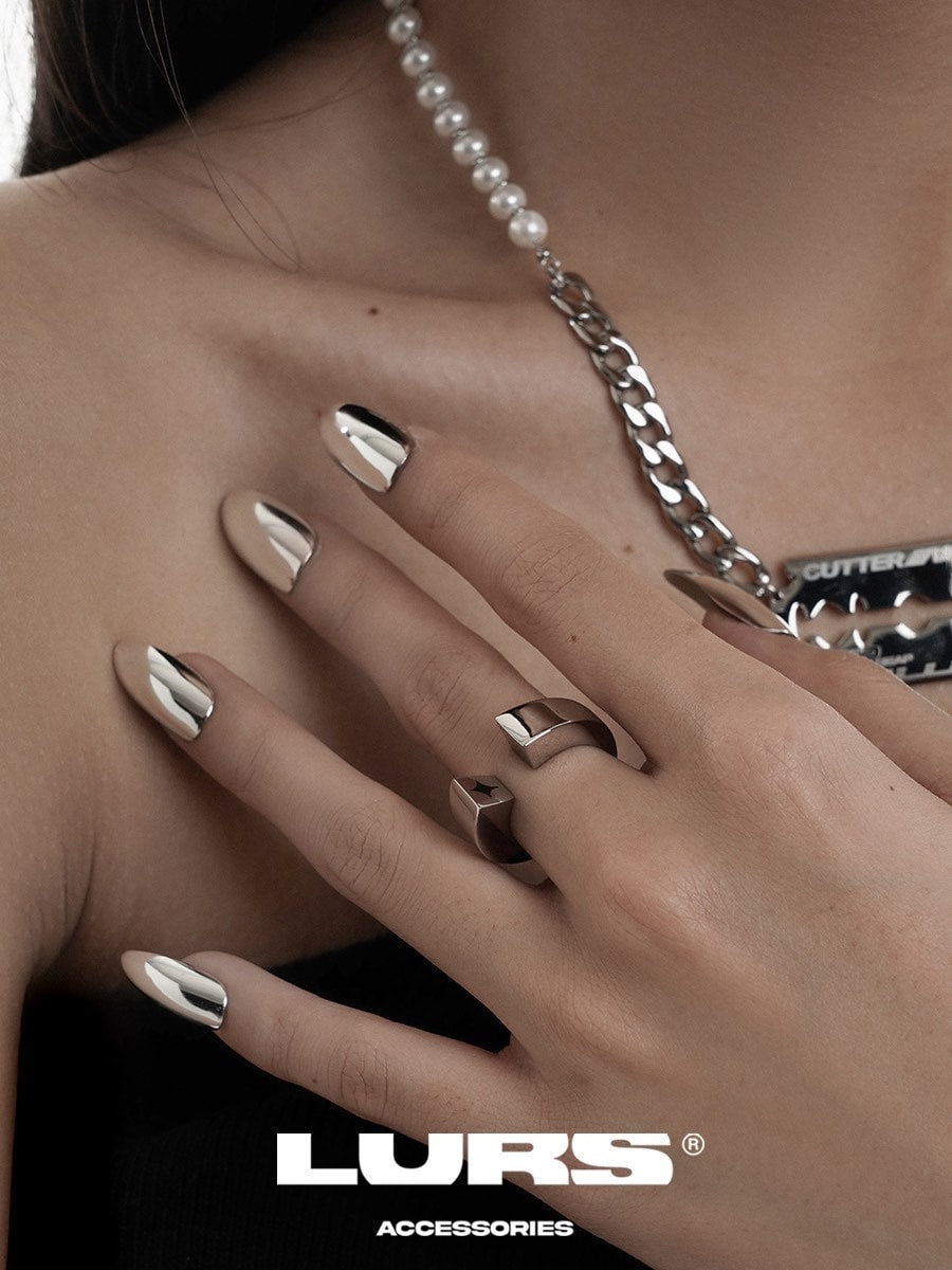 【LURS】LURS Big head and small tail ring