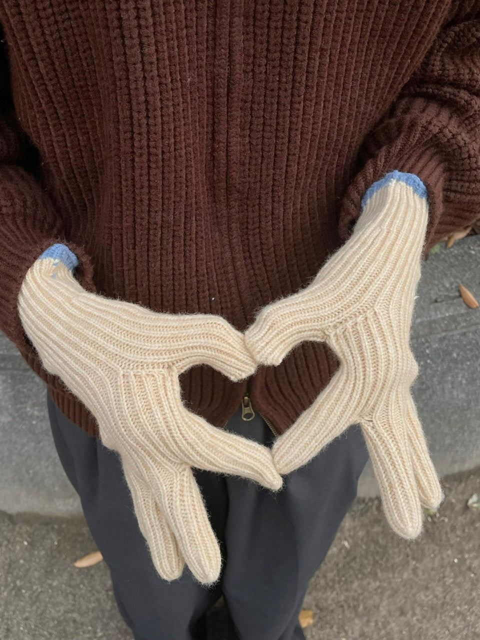 受注制【Chikashitsu +】bi-color hand warmer (5color)