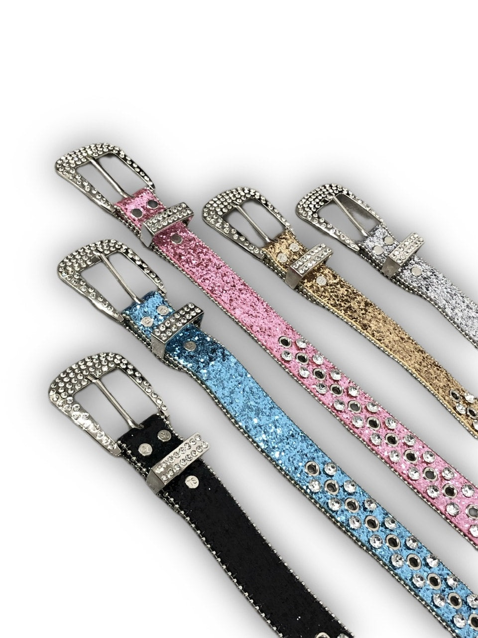 国際配送【Never mind the XU】rhinestone belt 2 (6color)