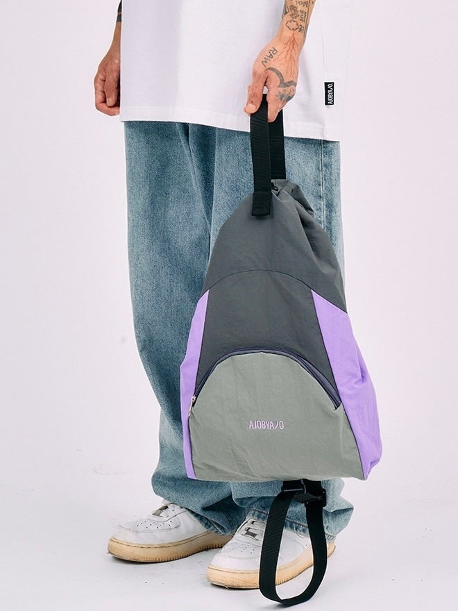 【AJOBYAJO】Multi Color Nylon Drawstring Bag