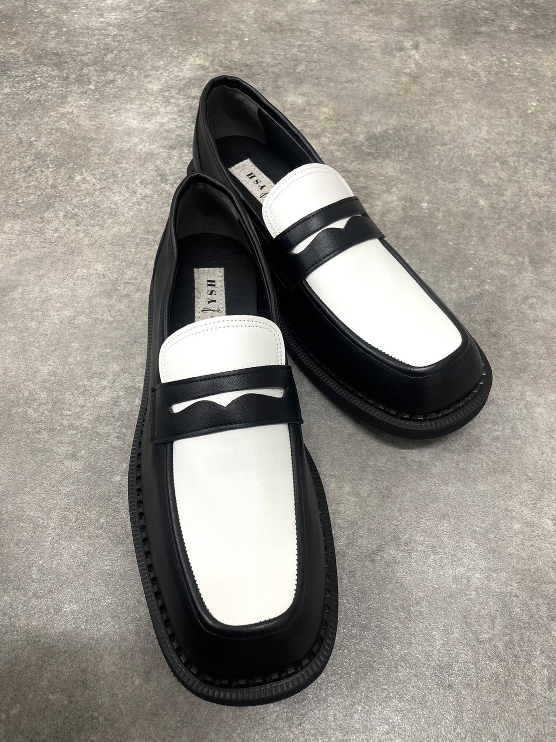 受注制【RENOL】bi-color loafer