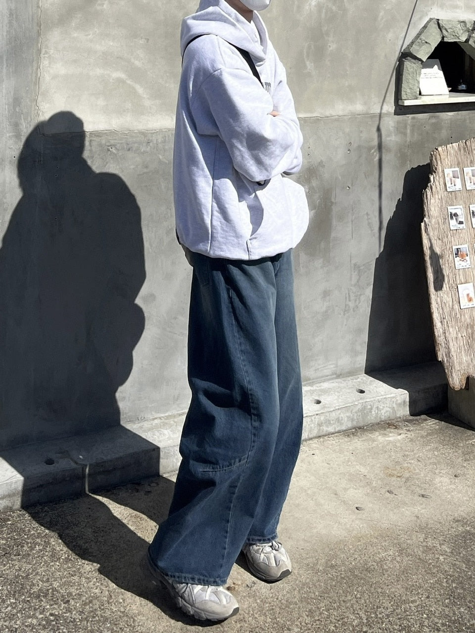 受注制【youll】denim wide pants (2color)