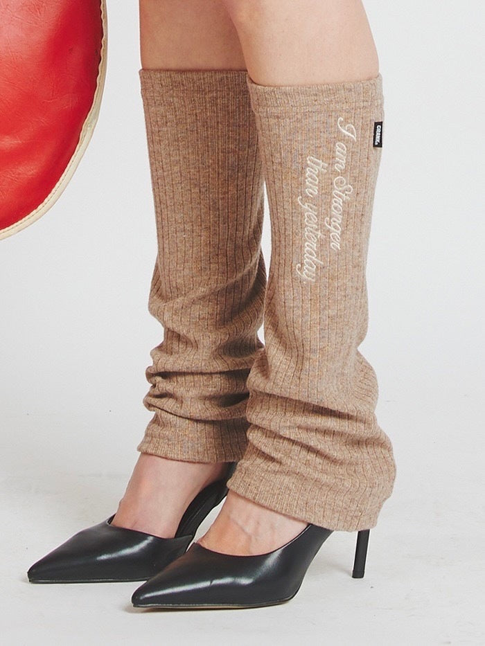 【CRANK】LETTERING LEG WARMER