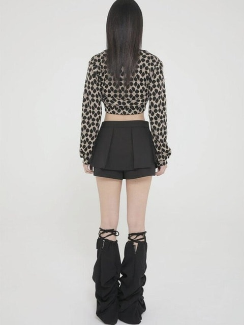 12/21 20:00 再販【Uglyshadow】SHIRRING LEG WARMER