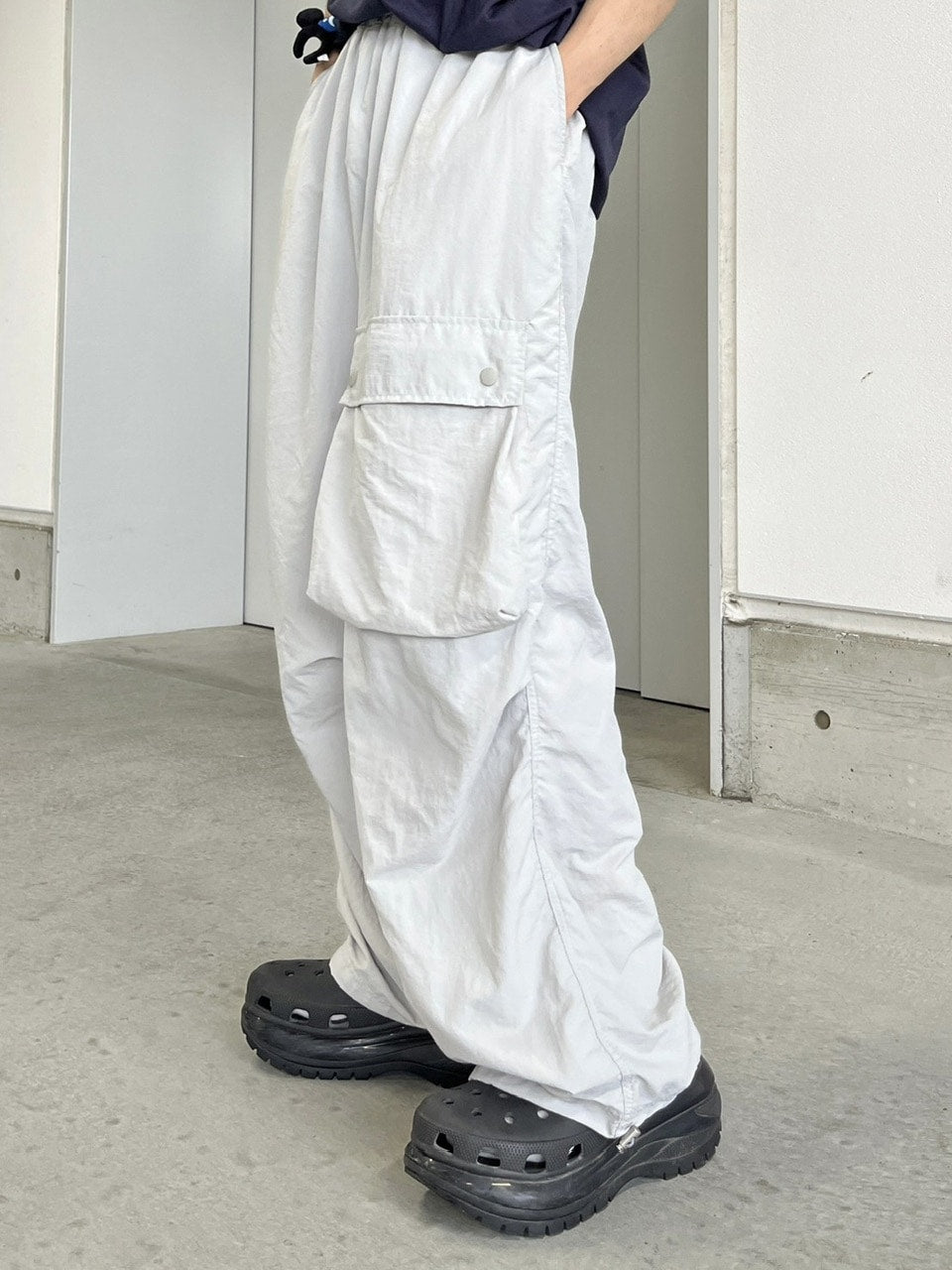 受注制【youll】pocket wide cargo pants (2color)