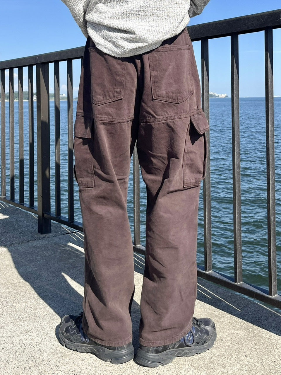 【youll】snow denim cargo pants (2color)