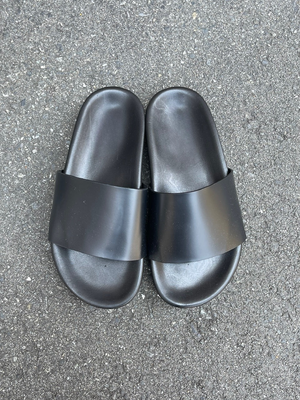 受注制【Chikashitsu +】volume sole leather sandal (2color)