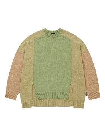 【AJOBYAJO】Tri Color Mixed Sweater