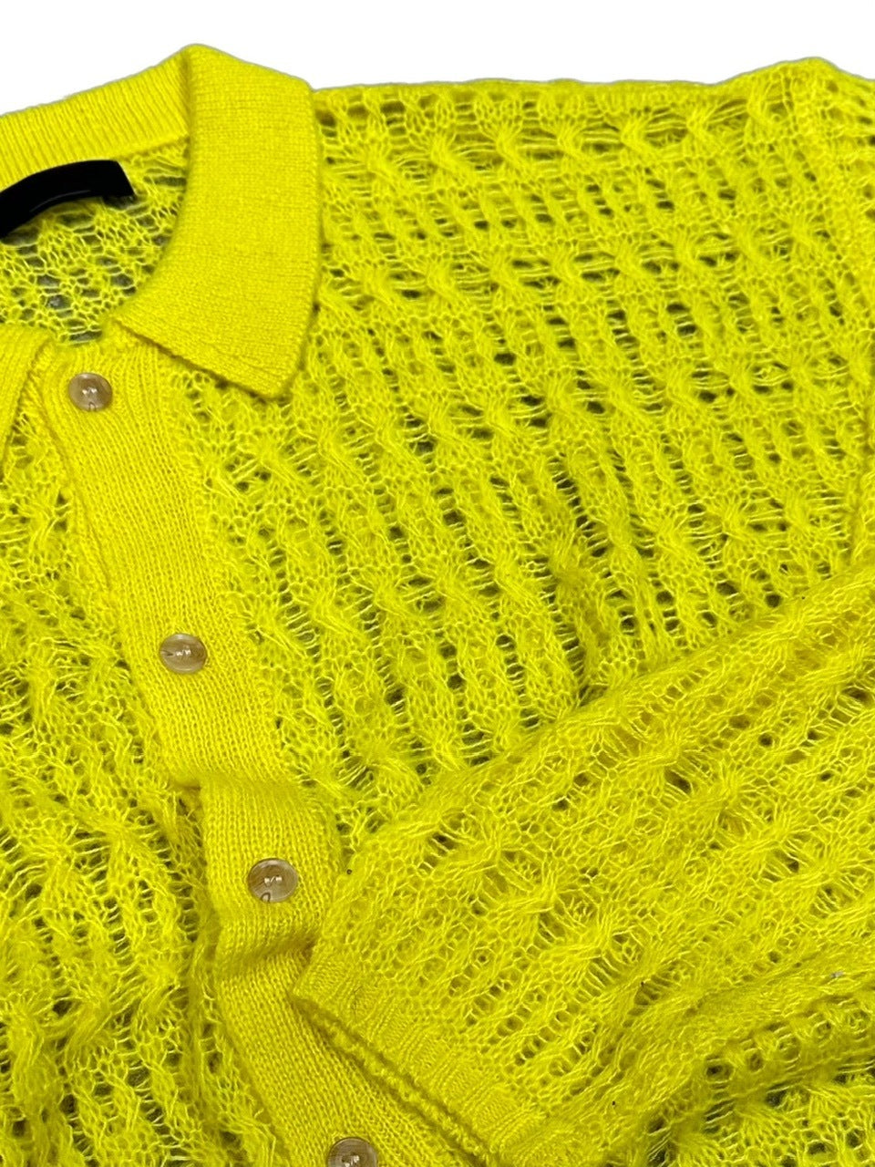 受注制【Chikashitsu +】pastry collar knit cardigan (5color)