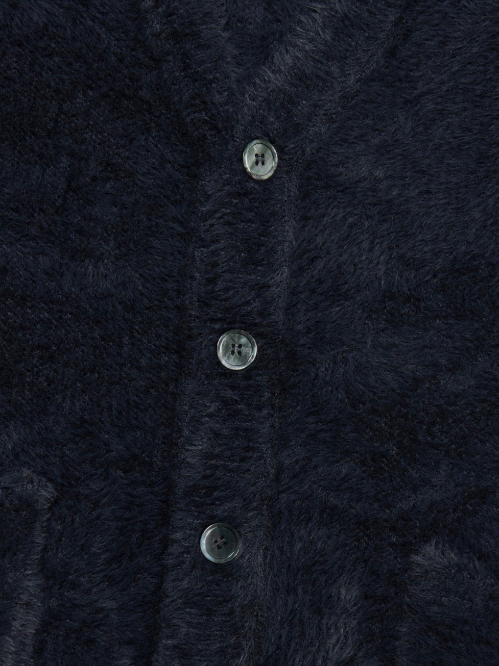 【NOMANUAL】HAIRY SOFT CARDIGAN / 【ノーマニュアル】ヘアリーソフト長袖カーディガン