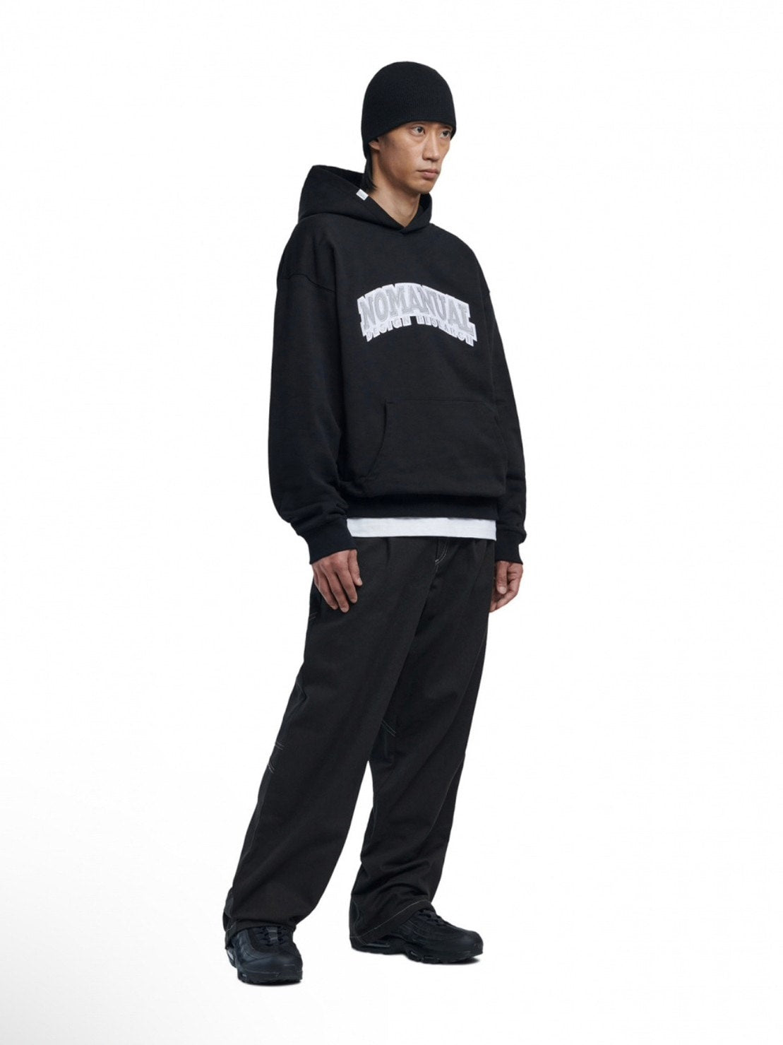 【NOMANUAL】ARCH D.R LOGO HOODIE