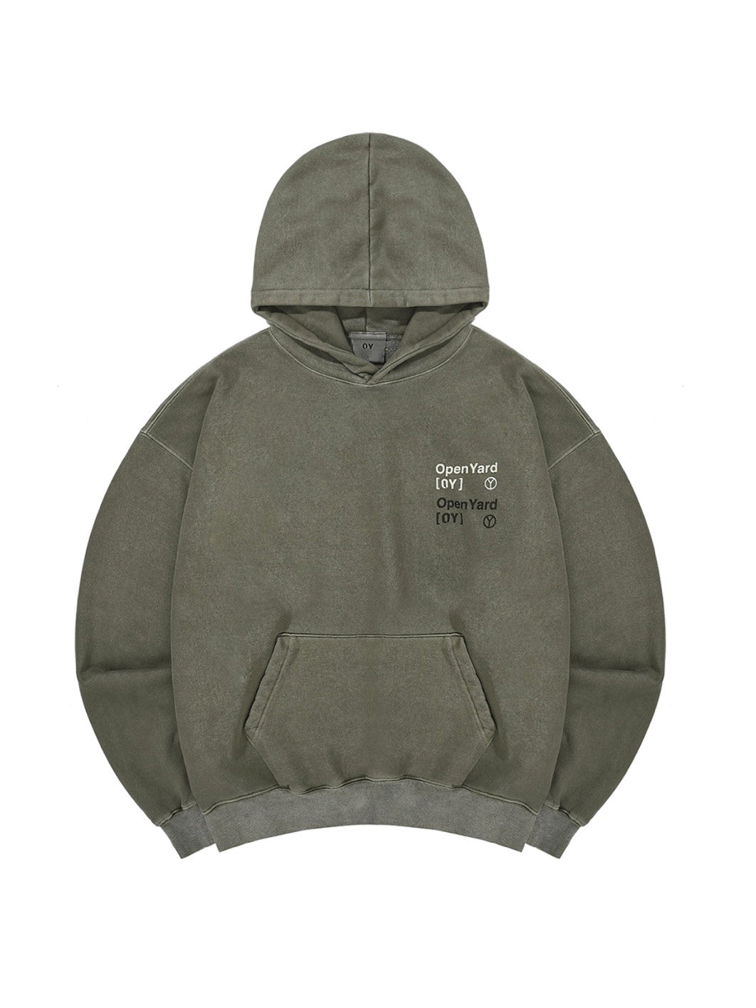 【OY】PIGMENT TYPO HOODIE