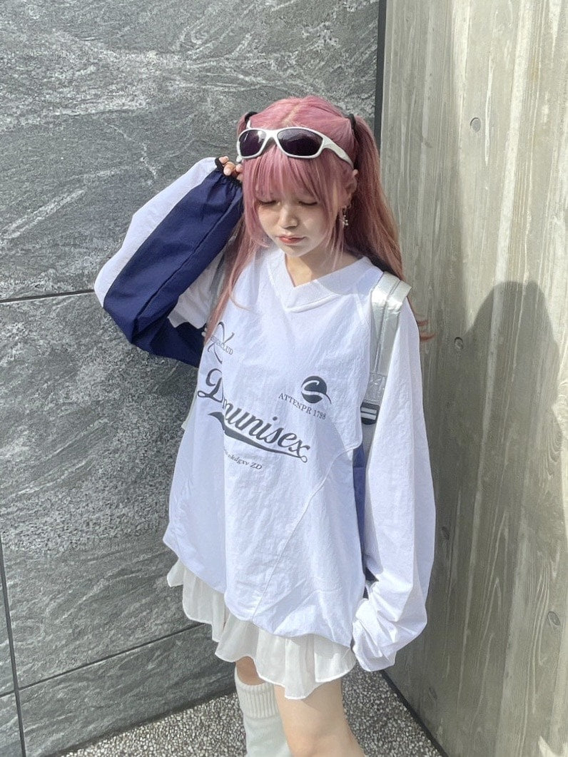 受注制【nmtc +】sports nylon tops (2color)