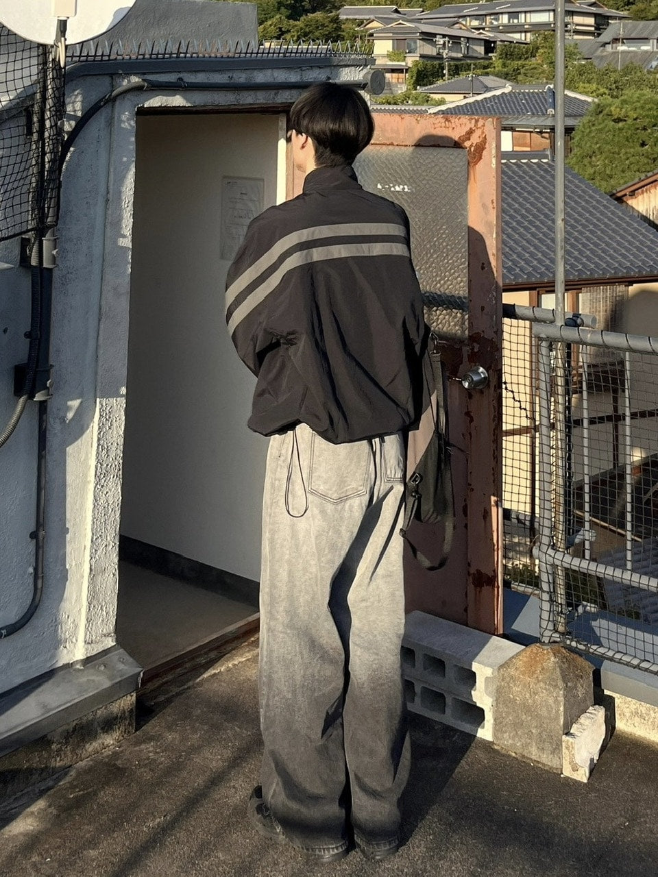 【youll】line windbreaker (2color)