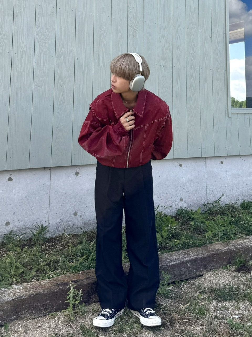 受注制【RENOL】viper leather jacket (3color)