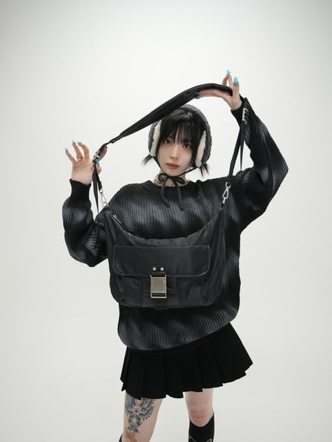 受注制【Never mind the XU】buckle cross bag