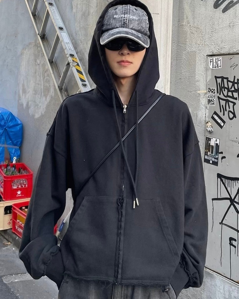受注制【nmtc +】unisex cropped hoodie (4color)