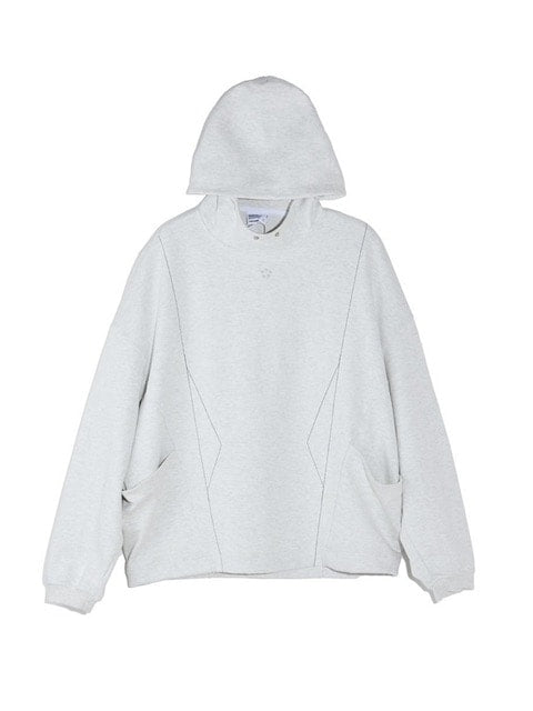 【ARCH by ROARINGWILD】GEOMETRIC LOOSE FIT HOODIE
