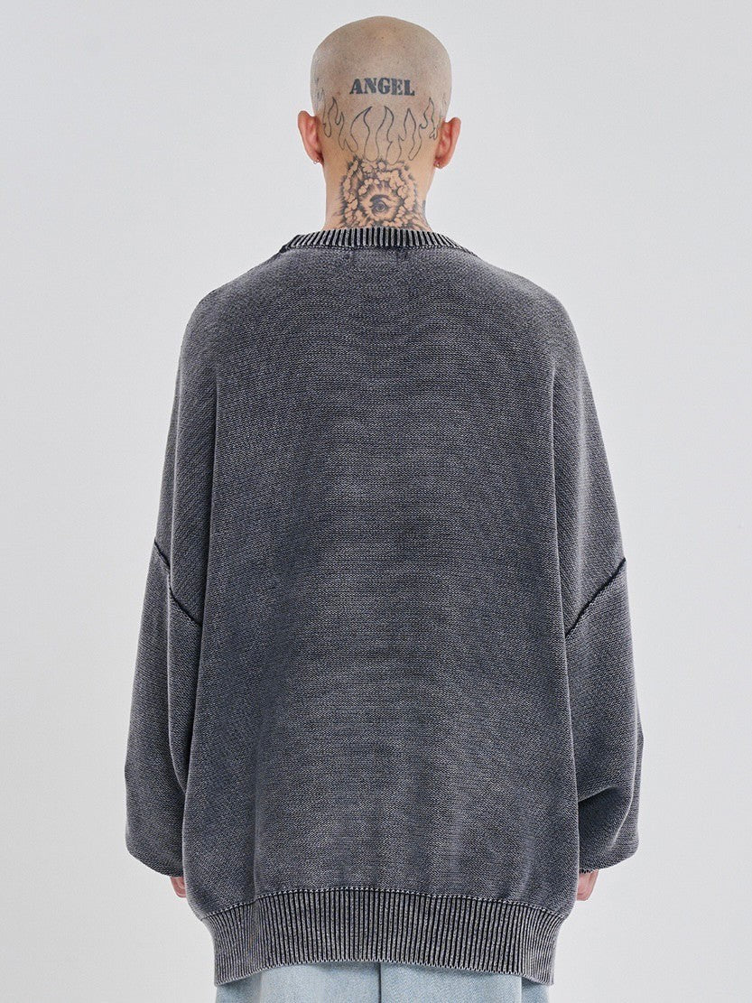 【AJOBYAJO】Total Logo Washed Sweater