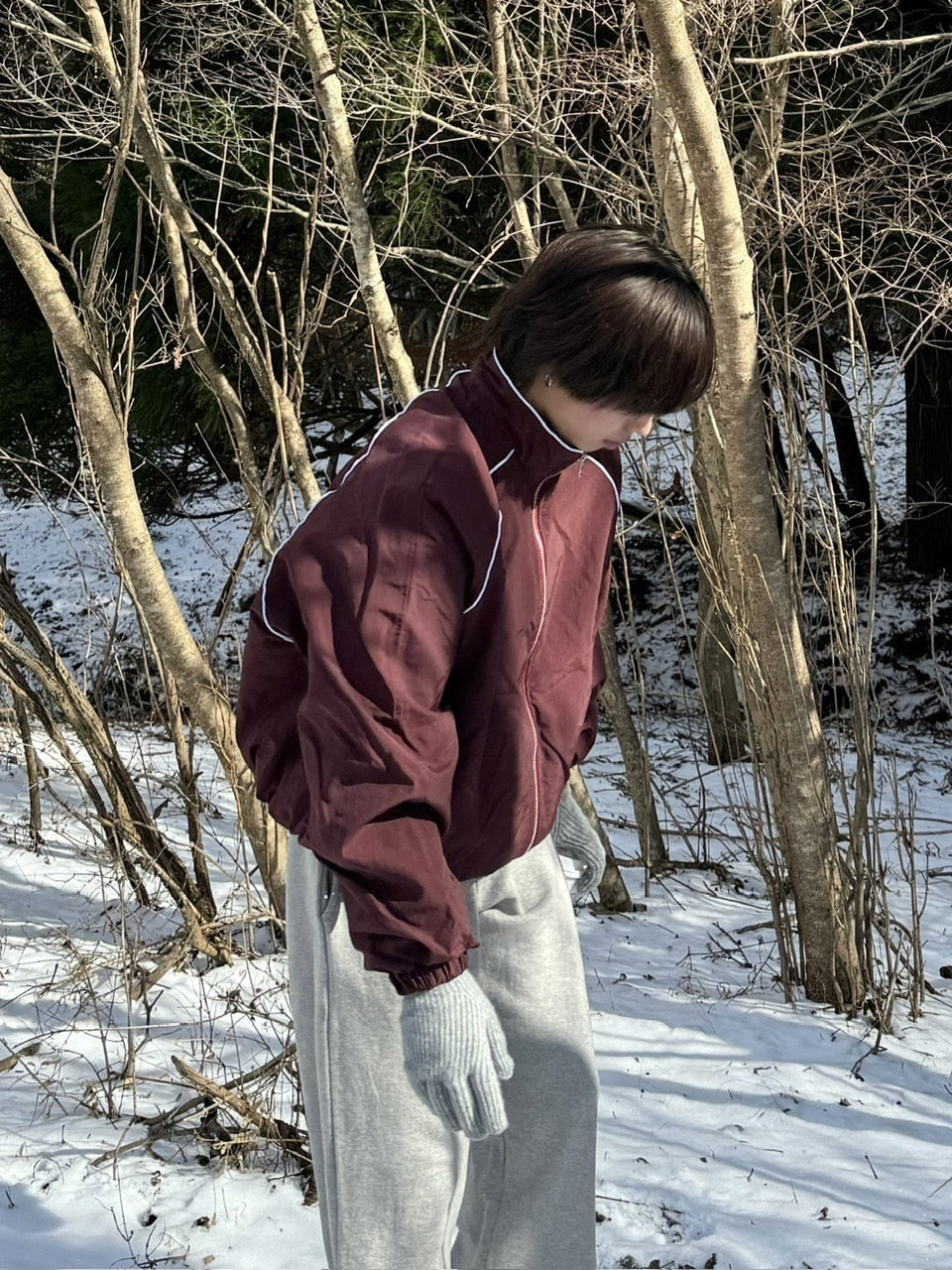 受注制【RENOL】piping nylon jacket (2color)