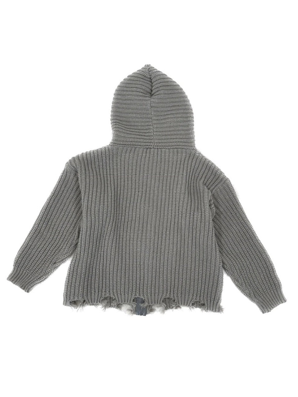 国際配送【Never mind the XU】lowgauge zip up knit