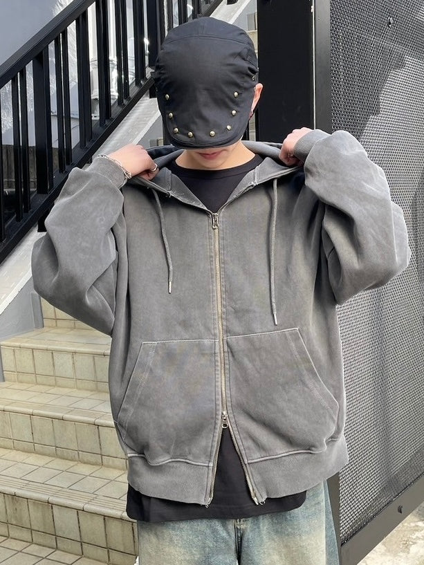 受注制【nmtc +】double zip up hoodie (2color)