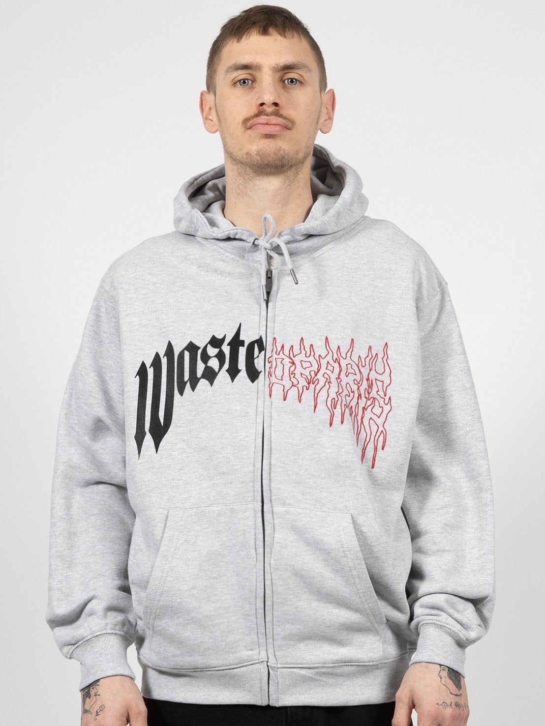 【WASTED PARIS】HOODIE ZIP DARK PITCHER