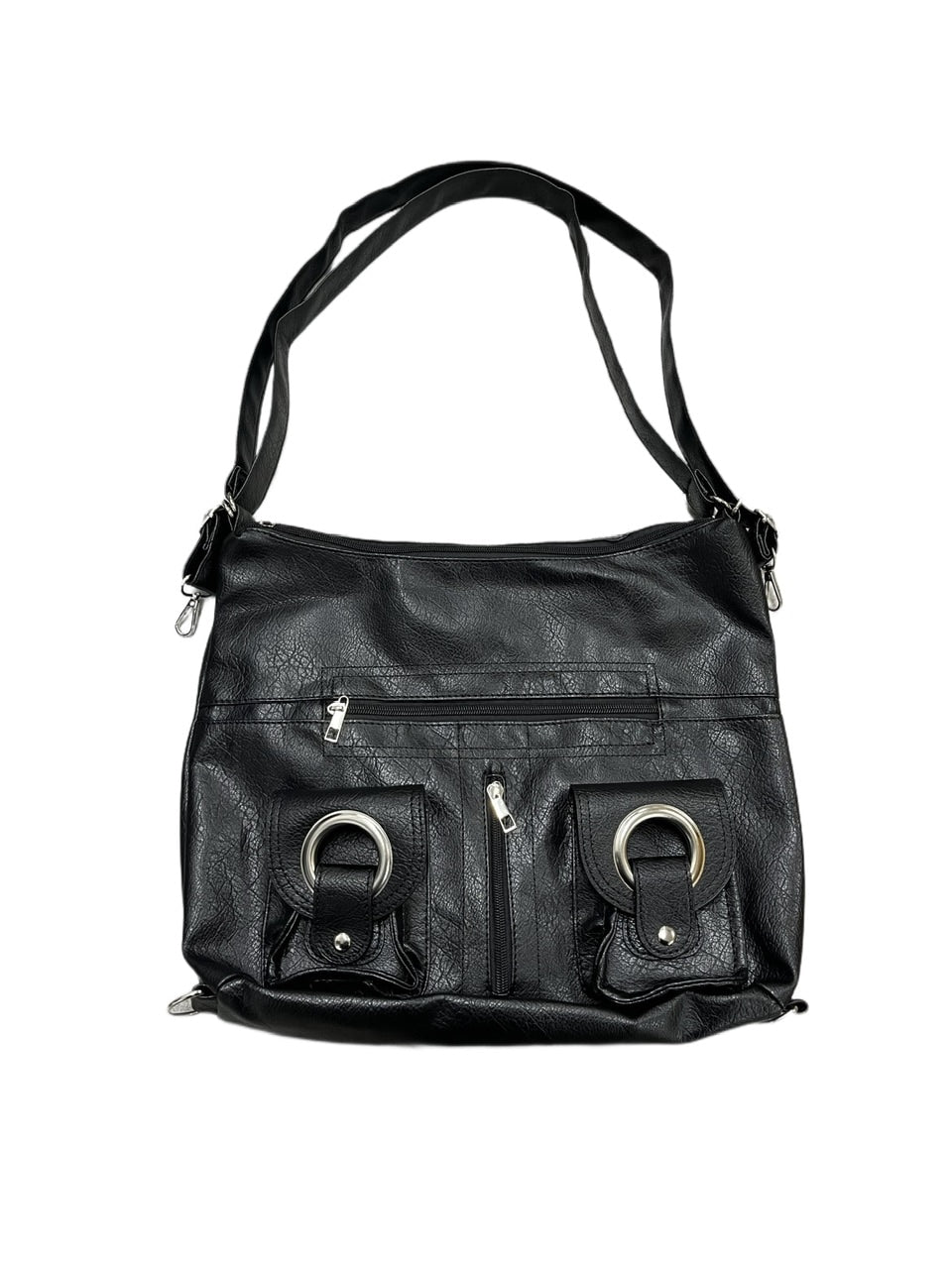 受注制【Never mind the XU】3way ring leather bag / 【ネバーマインドザエックスユー】スリーウェイリングショルダーバッグミニバッグパックハンドバッグ