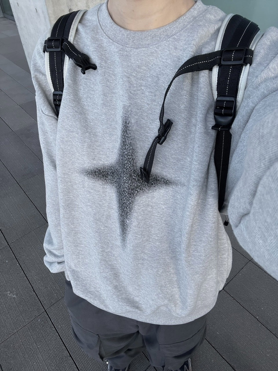 【youll】sparkle sweat shirt (2color)