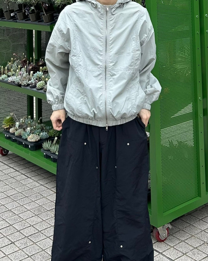 受注制【youll】nylon hooded blouson (2color)