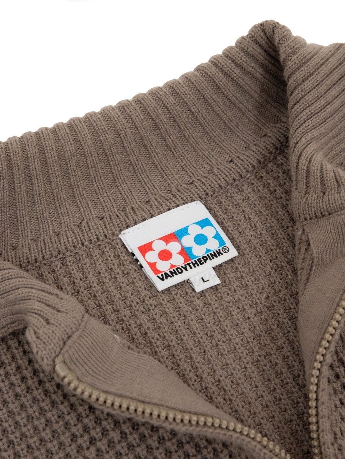 【VANDY THE PINK】STAR KNIT ZIP UP