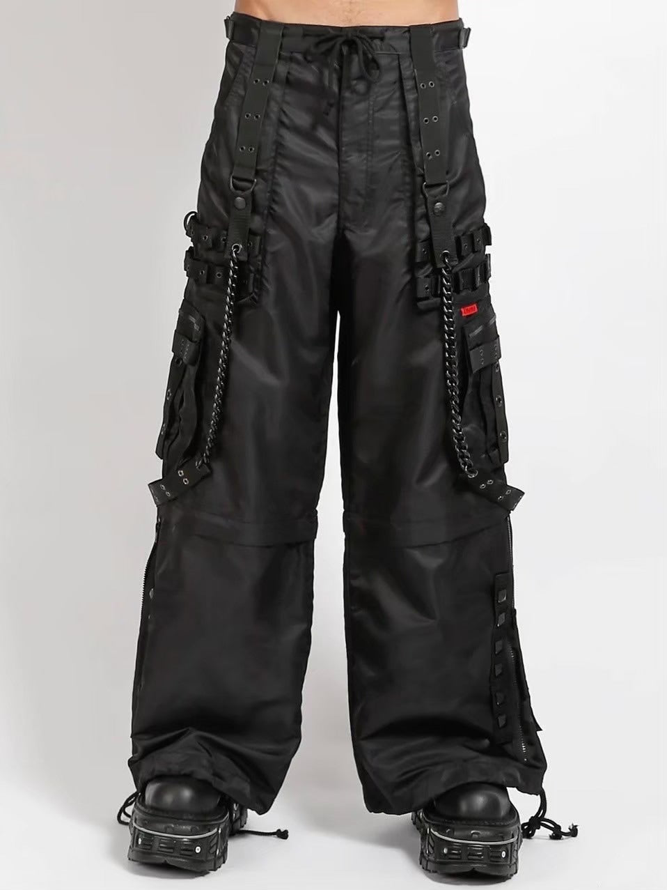 【TRIPP nyc】SPACED OUT NYLON PANT[NY7121M] / 【トリップ エヌワイシー】2wayストラップボンテージナイロンワイドパンツ