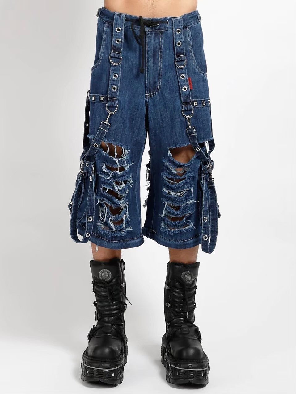 TRIPP nyc】DENIM STRAP SHREDDER PANT[JM7117MR] – PRESSING WEB SHOP
