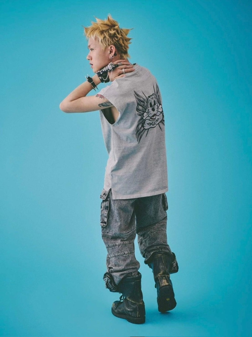 【GALFY】ゴリ厨二タンク / 【ガルフィー】ロゴプリントタンクトップ