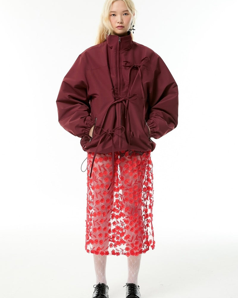 【ESC STUDIO】ribbon training jacket