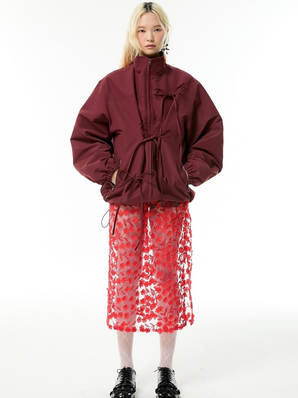 【ESC STUDIO】ribbon training jacket