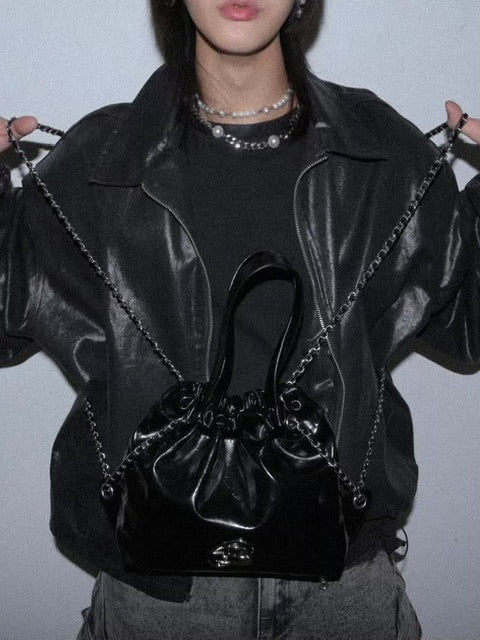 上品 人気 アクセサリーポーチ ハーフムーン ナイロン ブラック y2k 00s BLACK PURPLE】Muffin multi bag 2 colors – PRESSING WEB SHOP