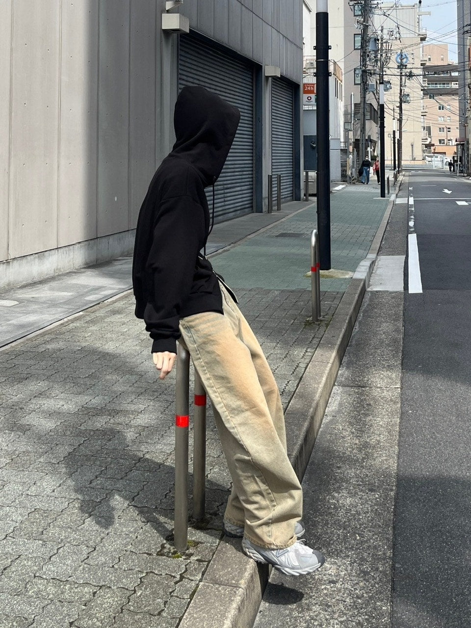 【Chikashitsu +】vintage wash semi wide denim pants 3 / 【チカシツプラス】ヴィンテージウォッシュセミワイドデニムパンツ