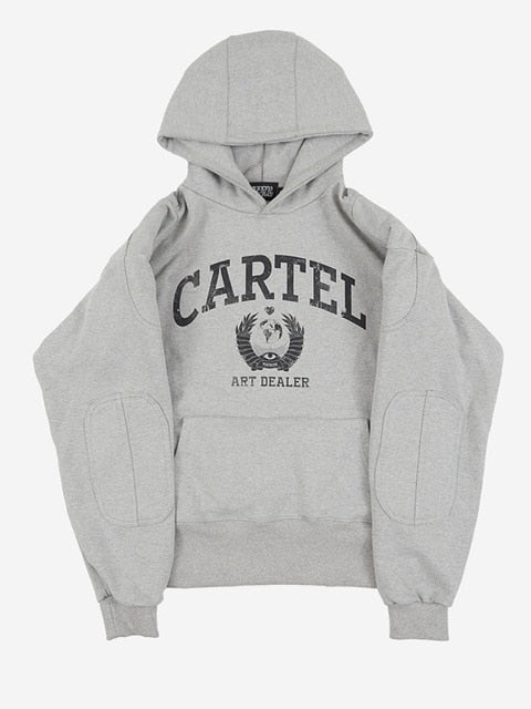 SUNDAY OFF CLUB】Cartel Shoulder Padded Heavy Terry Hoodie