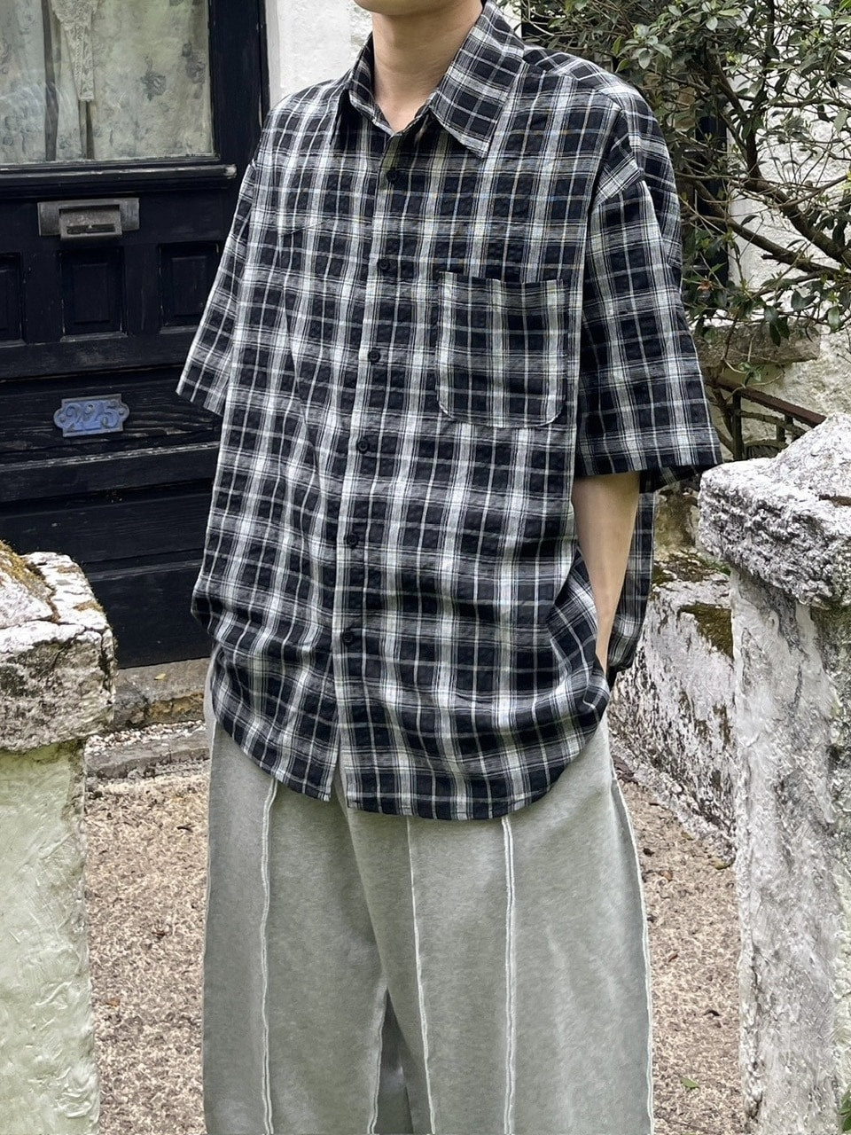 受注制【youll】tartan check shirt (4color)