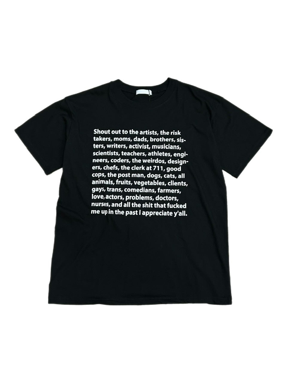 受注制【Chikashitsu +】logo lettering t-shirt (2color) / 【チカシツプラス】ロゴレタリングプリント半袖Tシャツ