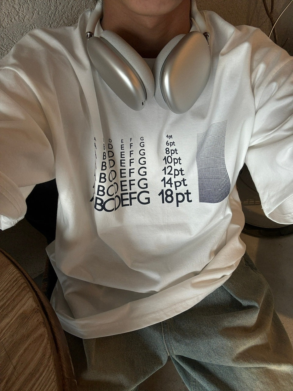 受注制【RENOL】point size tee