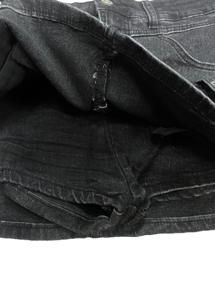 受注制【Never mind the XU】cargo denim skirt (2color)