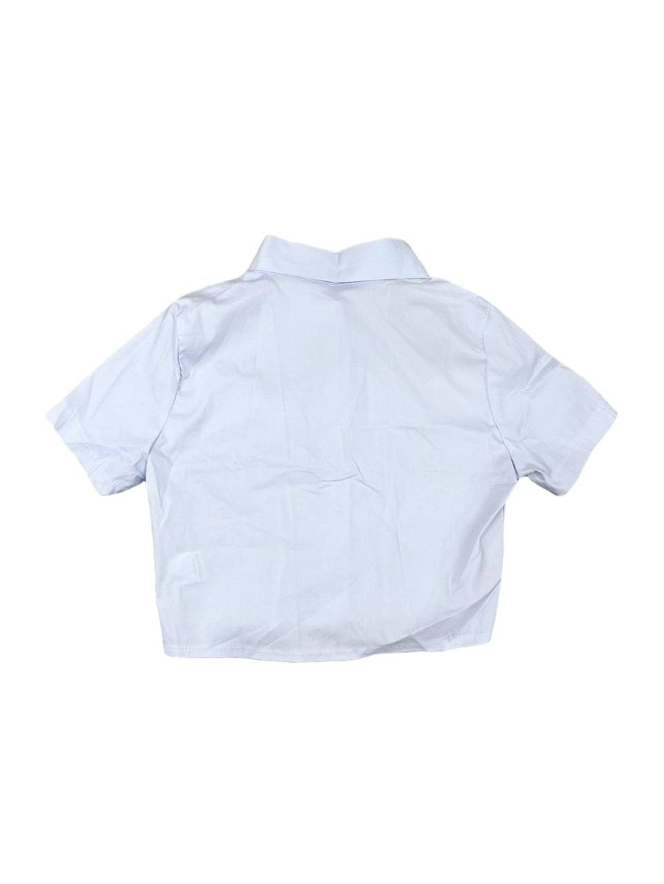 受注制【Never mind the XU】pintuck cropped shirt (3color)