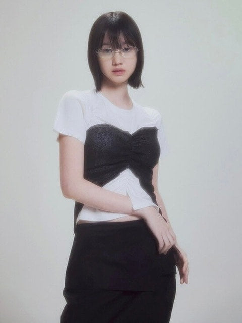 【FLAREUP】Bustier Layered T-Shirt