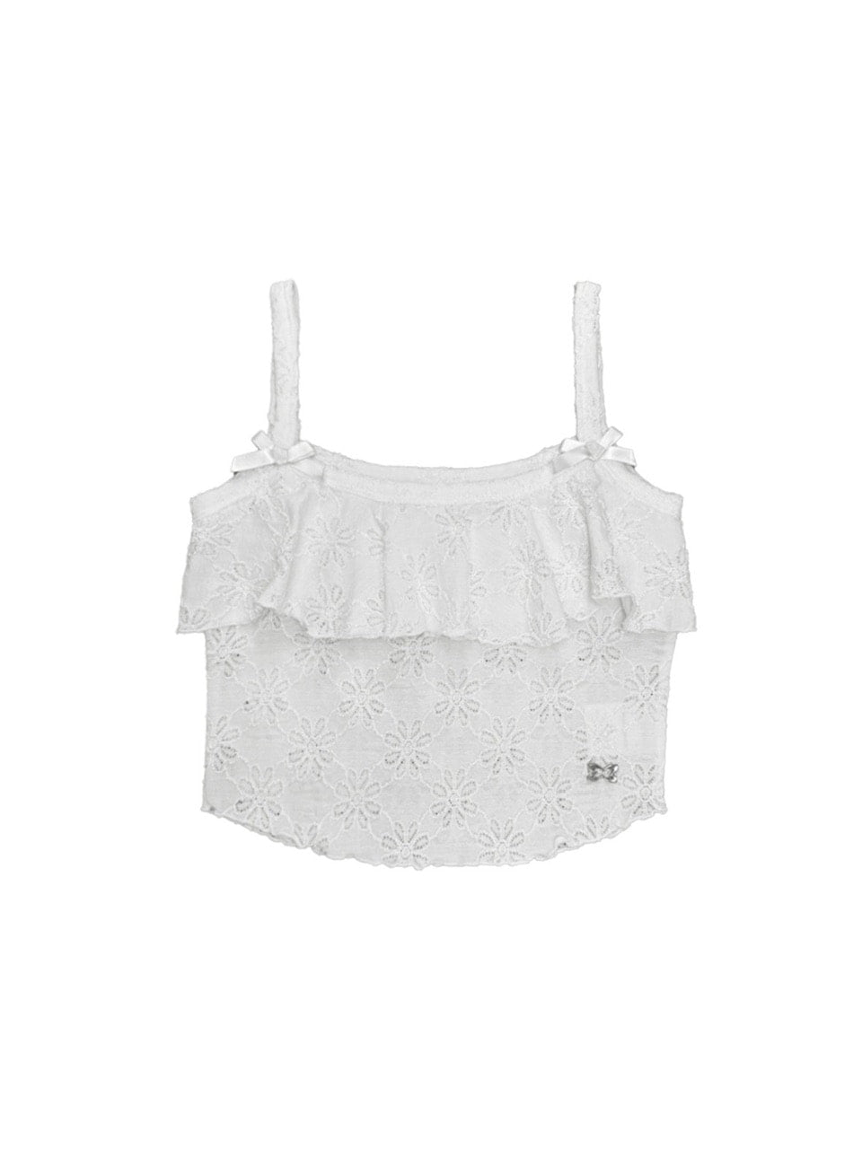 【SETUP‐EXE】FLOWER FRILL SLEEVELESS