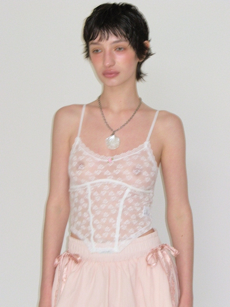 【CRANK】LACE CORSET SLEEVELESS