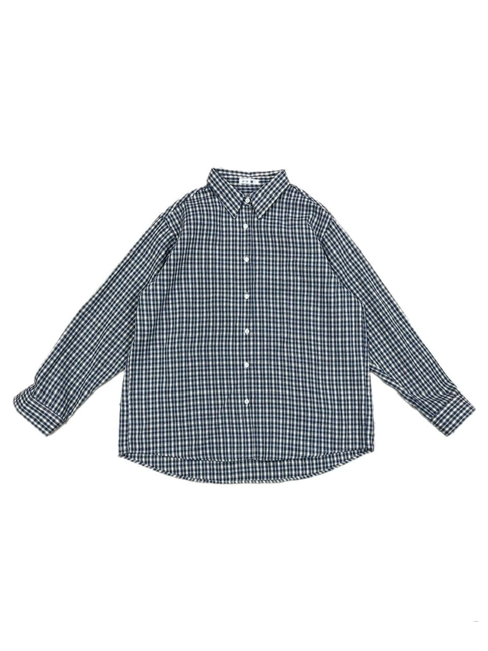 受注制【OaKS】loose fit check shirt (2color)